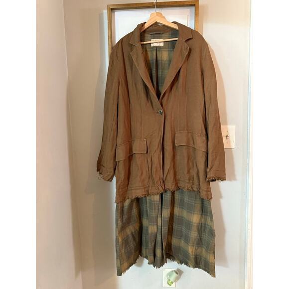 Free people Jax tailored blazer trench size XL - Picture 4 of 10